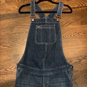 Maternity jean Short overalls